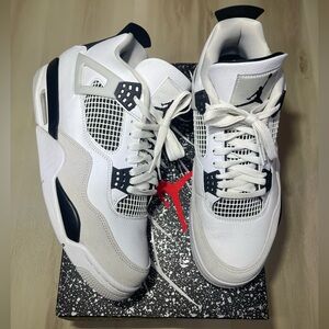 Air Jordan 4 Retro Military Black Men's Size 11 (DH6927-111) White/Black